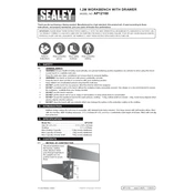 Sealey AP12160 Workbench manual cover