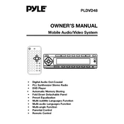 Pyle PLDVD48 MP3 Player manual cover