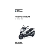 BMW C 400 GT 2020 Scooter manual cover