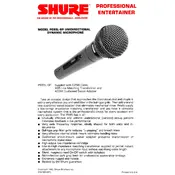 Shure PE85L-SP Microphone manual cover