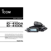 Icom ID-4100A Transceiver manual cover