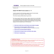 Yamaha RX-V3900 Firmware