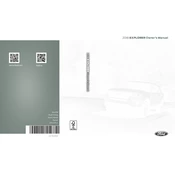 Ford Explorer 2018 manual cover