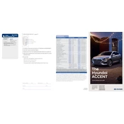 Hyundai Accent 2022 Sedan manual cover