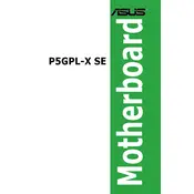 ASUS P5GPL-X SE Motherboard manual cover