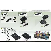 Mega Bloks Mattel Halo Spartan Tribute CXK80 Construction Set manual cover