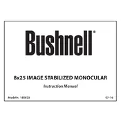 Bushnell 180825 Scope manual cover