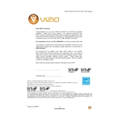 Vizio SV421XVT TV manual cover