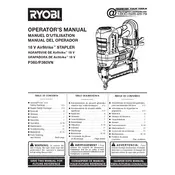 Ryobi P360 AirStrike Stapler manual cover