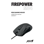 ADX Firepower M04 ADXM0419 Mouse manual cover