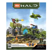 Mega Construx Mattel Halo Building Box GPT03 Construction Set manual cover