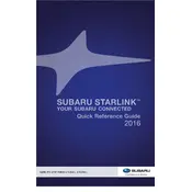 Subaru Forester 2.0XT Premium Starlink 2016 manual cover