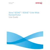 Xerox 8254E Printer manual cover