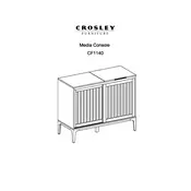 Crosley CF1140 Media Console manual cover