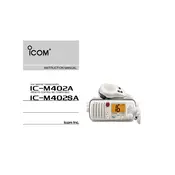 Icom IC-M402A Transceiver manual cover