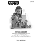 Fisher Price Mattel Disney Little People Ariel Castle Y3722 Toy manual cover