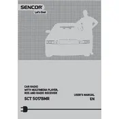 Sencor SCT 5017BMR Radio manual cover