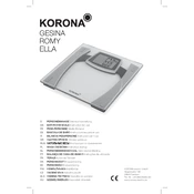 Korona 78881 Scale manual cover