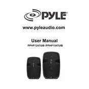 Pyle PPHP1247UIB Speaker System manual cover