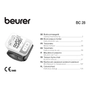 Beurer BC 28 Blood Pressure Monitor manual cover