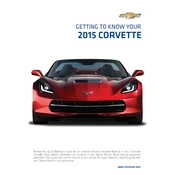 Chevrolet Corvette 2015 manual cover