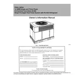 Tempstar PHD4 V14 Heat Pump manual cover