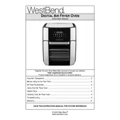 West Bend AFWB12BK13 Air Fryer manual cover