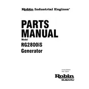 Subaru RG2800iS Generator manual cover