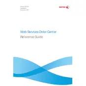 Xerox Web Services Order Center Ver.8.0.3 Software manual cover