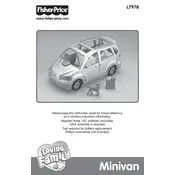 Fisher Price Mattel Loving Family Minivan L7978 Toy manual cover