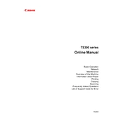 Canon TS300 Series manual cover