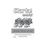 Clarke 6010141 MIG150TE Mig Welder manual cover