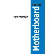 ASUS P5B Premium Vista Edition Motherboard manual cover