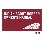 Indian Scout Bobber Sixty 2024 Motorcycle manual cover