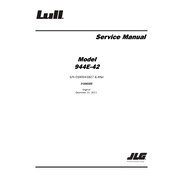 Lull 944E-42 S-N 0160041827 Forklift manual cover