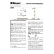 Dimplex S50C Towel Rail manual cover