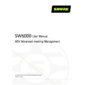 Shure SW6000 Microphone manual cover