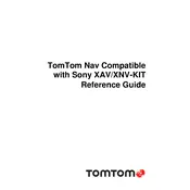 TomTom Nav Sony XAV Navigation System manual cover