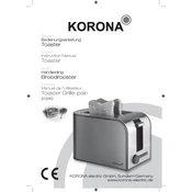 Korona 21340 Toaster manual cover