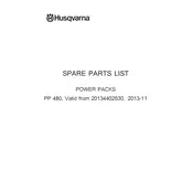 Husqvarna Power Packs PP 480 Saw manual cover