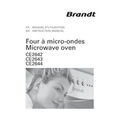 Brandt CE2642B Microwave Oven manual cover