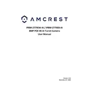 Amcrest IP8M-2779EB-AI Security Camera manual cover