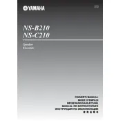 Yamaha NS-B210 Speaker manual cover