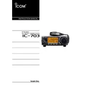 Icom IC-703 Transceiver manual cover