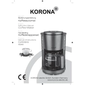 Korona 10340 Coffee Maker manual cover