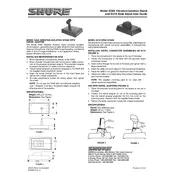 Shure S37A Desk Stand manual cover