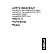 Lenovo IdeaPad 320-14AST Laptop manual cover