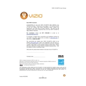 Vizio VOJ320F1A TV manual cover