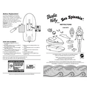 Barbie Mattel Sea Splashin B2770 Toy manual cover