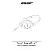 Bose SoundTrue Around-Ear Headphones manual cover